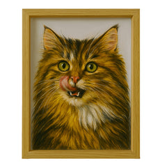 Individuelles Haustierportrait aus Glas – handgemalt von Ihrem Foto | Ein einzigartiges Andenken | Memopetpet