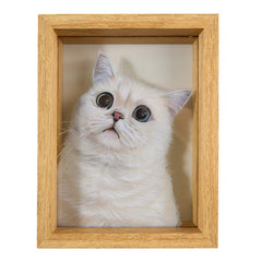 Individuelles Haustierportrait aus Glas – handgemalt von Ihrem Foto | Ein einzigartiges Andenken | Memopetpet