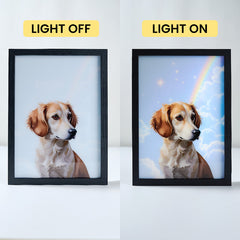 MemoPetPet | Custom LED Pet Portrait for Pet Lovers – Personalized Light-Up Art 