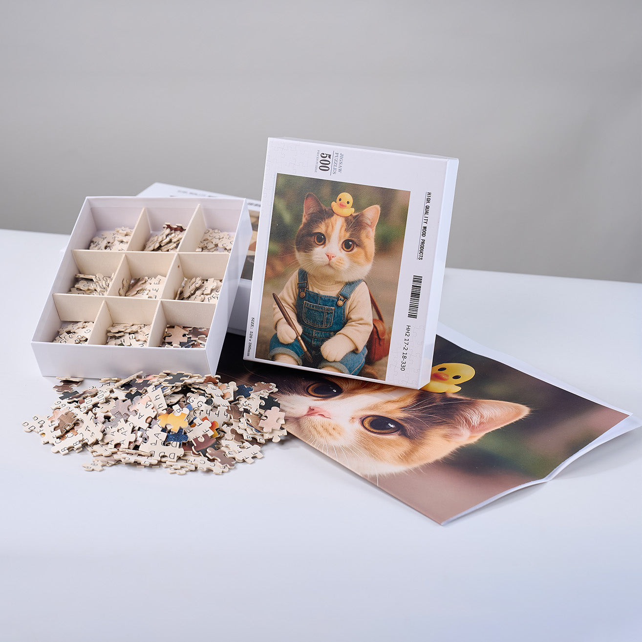Custom Dog &amp; Cat Photo Puzzle | Personalized Jigsaw – 500 &amp; 1000 Piece Options | Anime, Fantasy, Galaxy, Fairy Tale | Perfect Gift for Pet Lovers