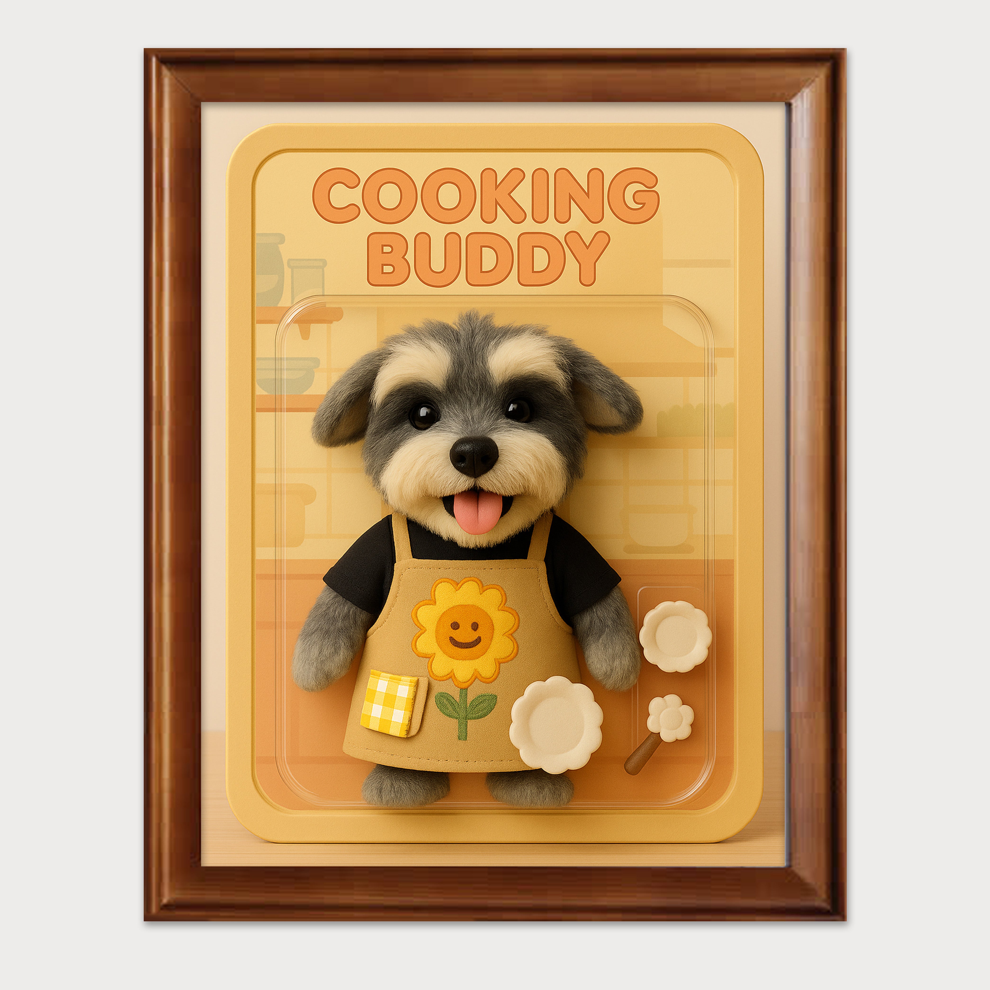 MemoPetPet | Custom Pet Portrait Wall Art – Figurine Style from Your Photo 