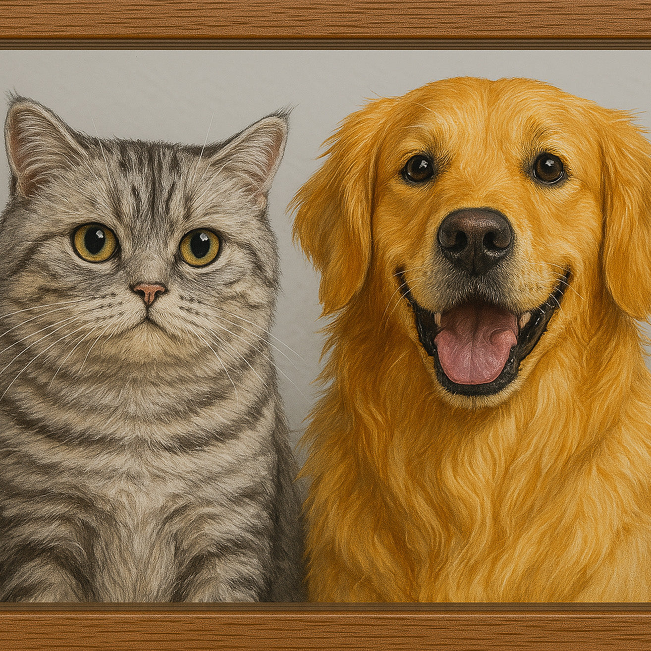 Custom Glass Pet Portrait – Hand-Painted from Your Photo | A Unique Keepsake | Memopetpet